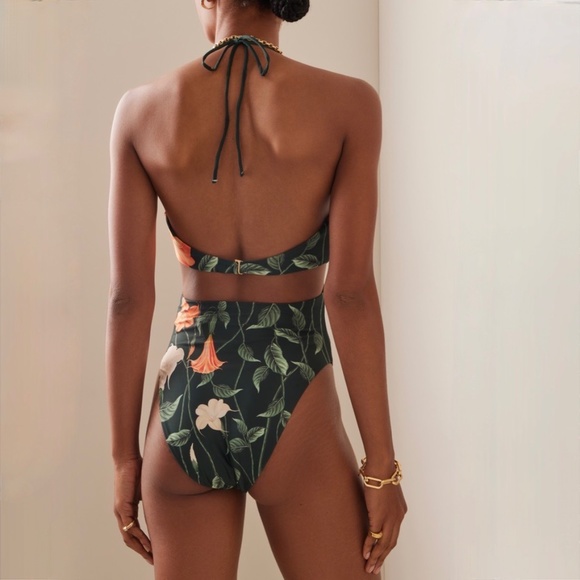 Agua by Agua Bendita Curandera Mejorana Sabanero Nocturno Swimsuit M - Picture 3 of 13